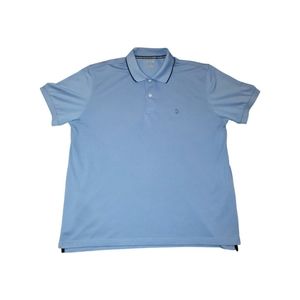 IZOD Men's Short Sleeve Regular Fit Pique Polo Shirt Top sky blue